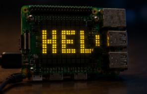 Hello from Pi4J on the Sense HAT